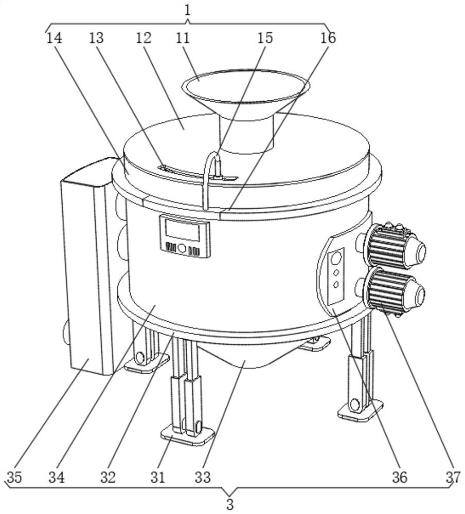 Rural sewage separation system with controllable filtering speed