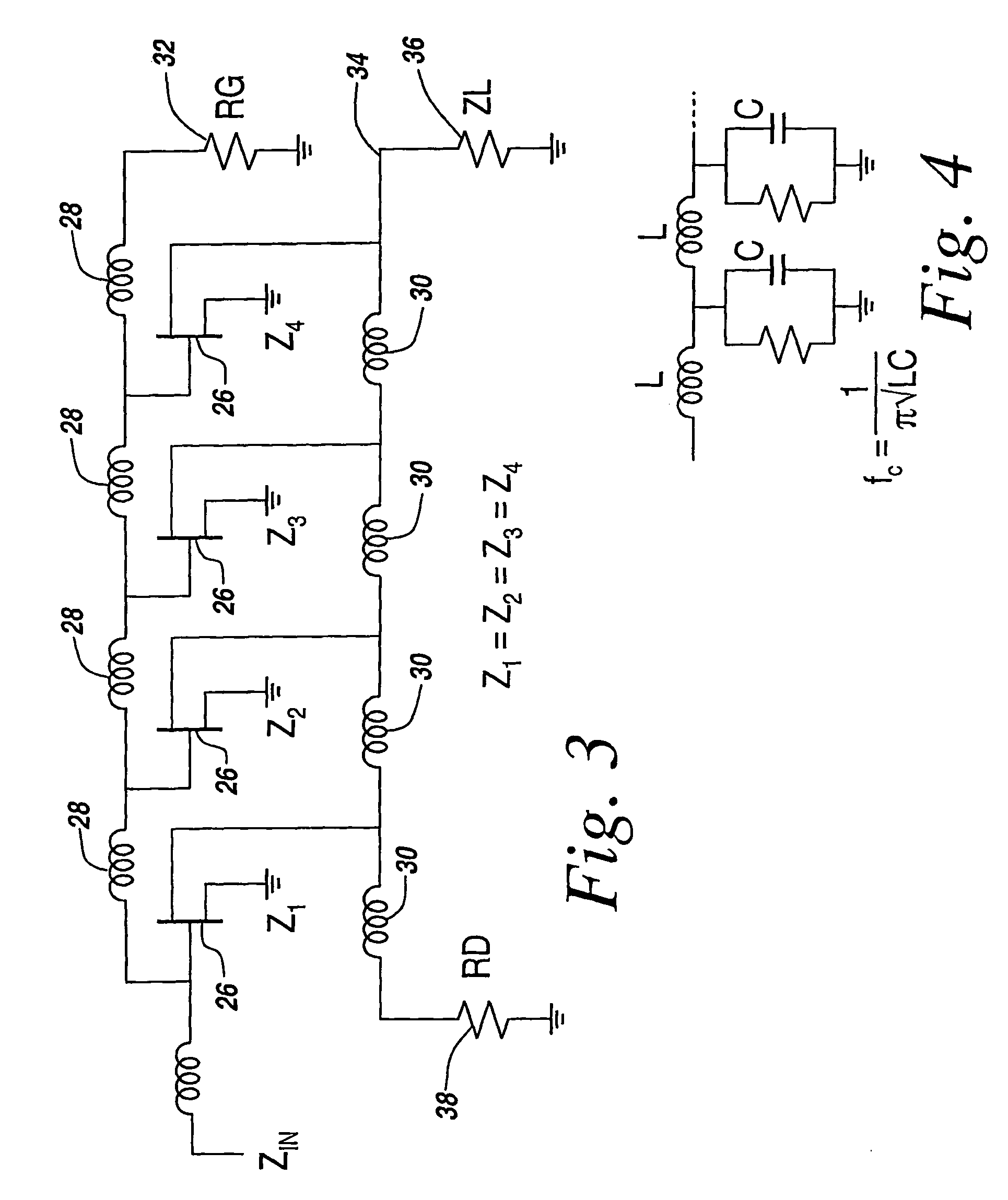 Solid-state ultra-wideband microwave power amplifier employing modular non-uniform distributed amplifier elements