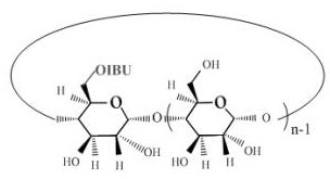 An antipyretic and analgesic ibuprofen-β-cyclodextrin first-side derivative and preparation method thereof