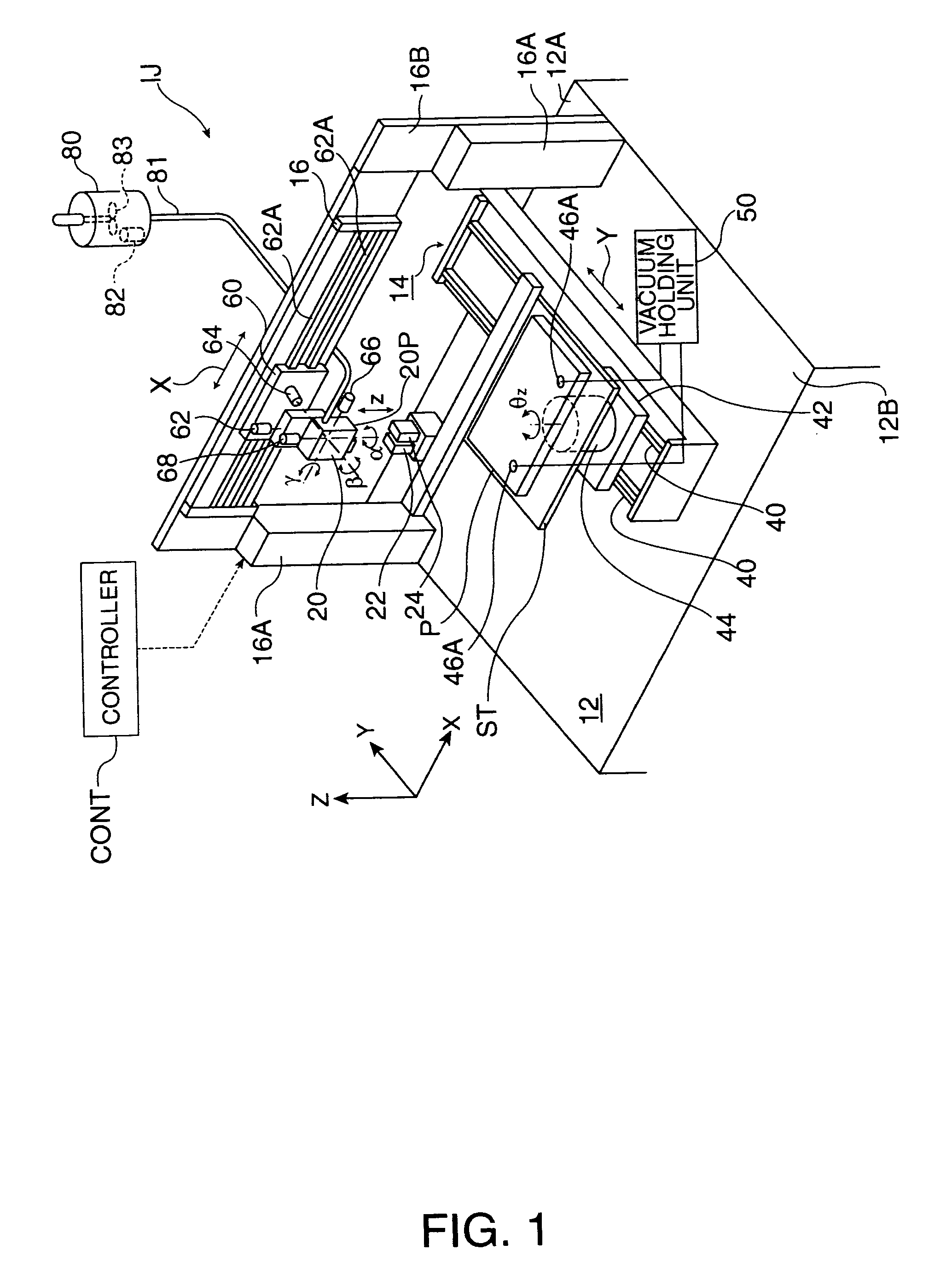 Device manufacturing apparatus and method, and driving method for device manufacturing apparatus