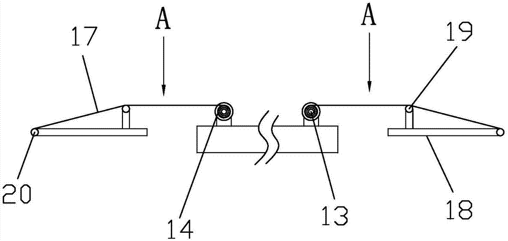 A kind of wind-shielding device and its installation method for ancient building corridor bridge