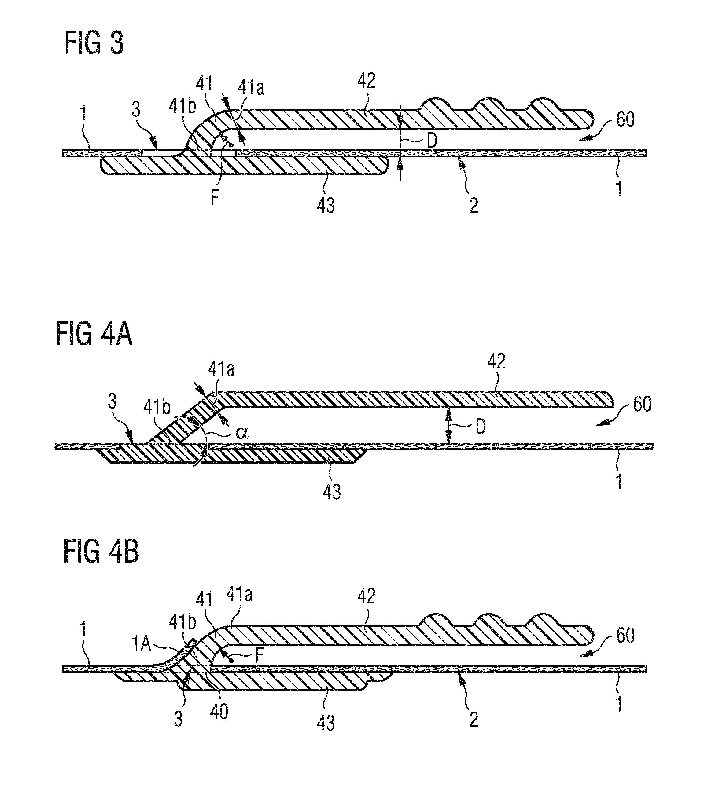 Package material blank, package with such device and method for manufacturing an opening device