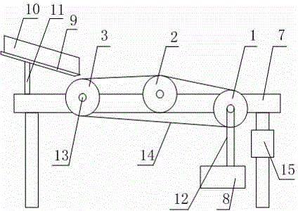 Bounce steering type strip conveying terminal apparatus with counting function