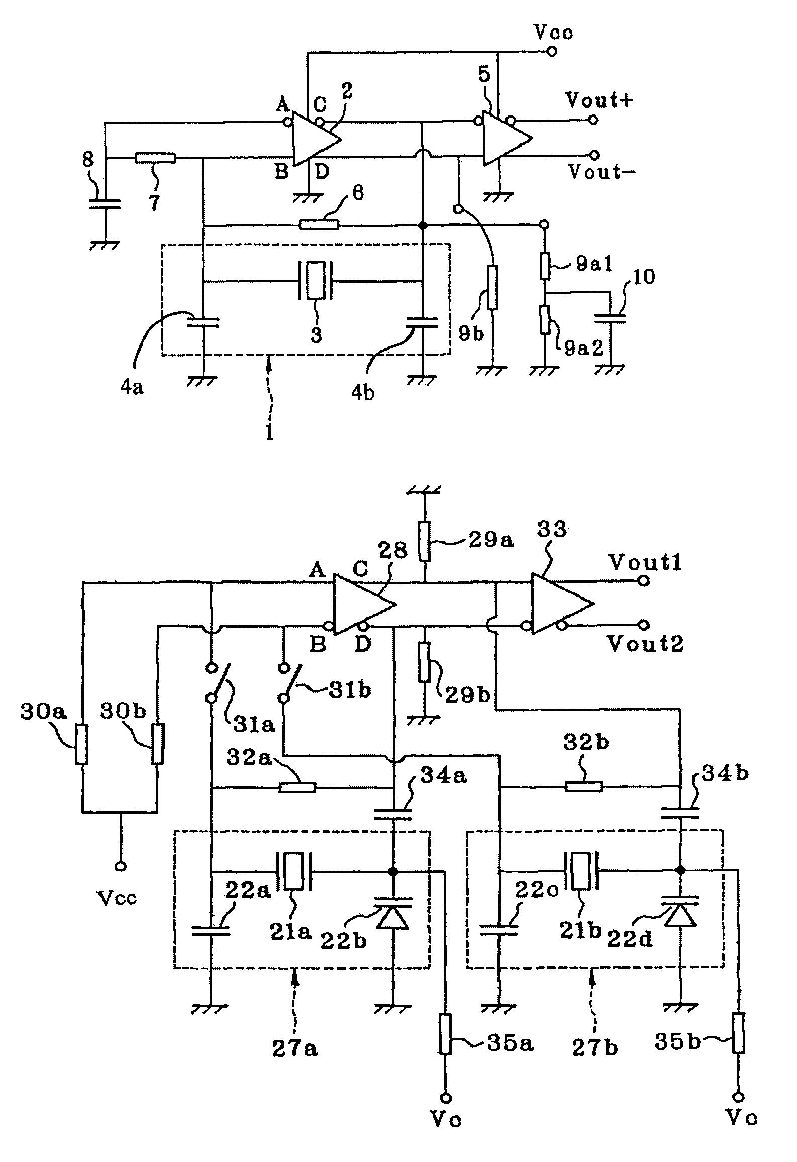 Oscillator circuit and oscillator