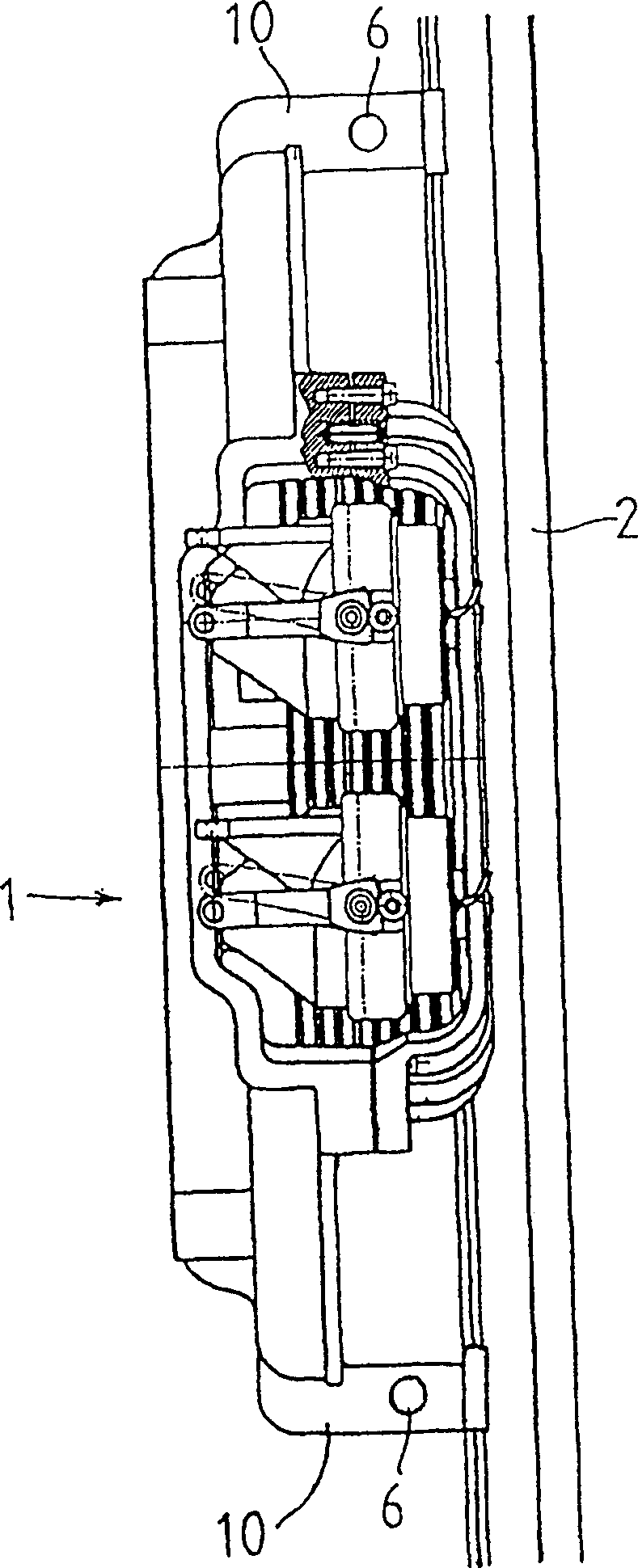 Elevator arrangement for setting starting toque of motor of elevator machinery