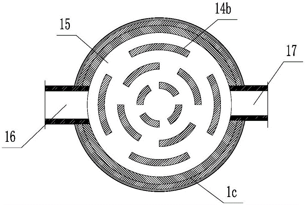 A uniform flow hot blast stove in which premixed air nozzles communicate with each other and the supply air flow flows in a labyrinth