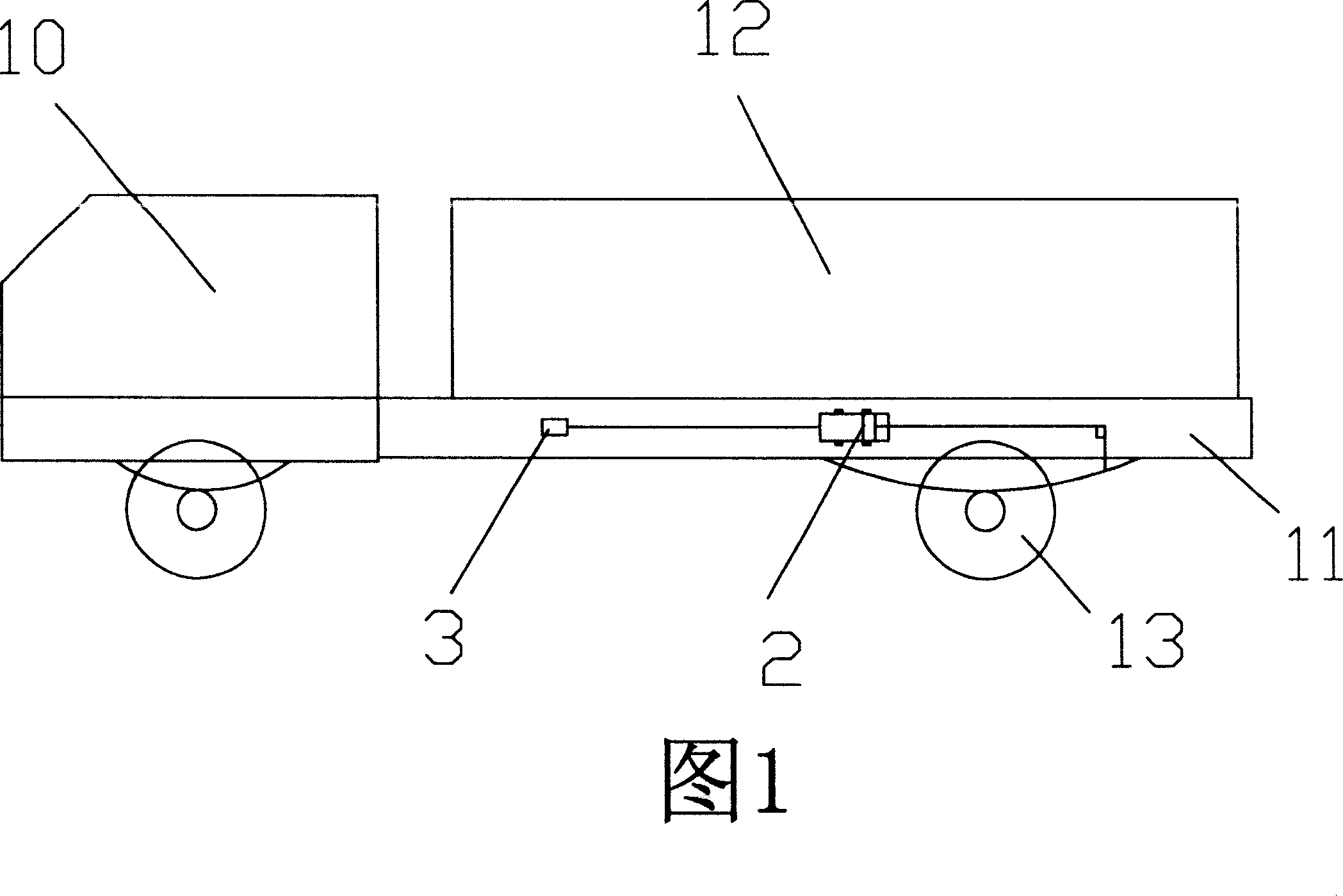 Method for real-time detection of vehicle load