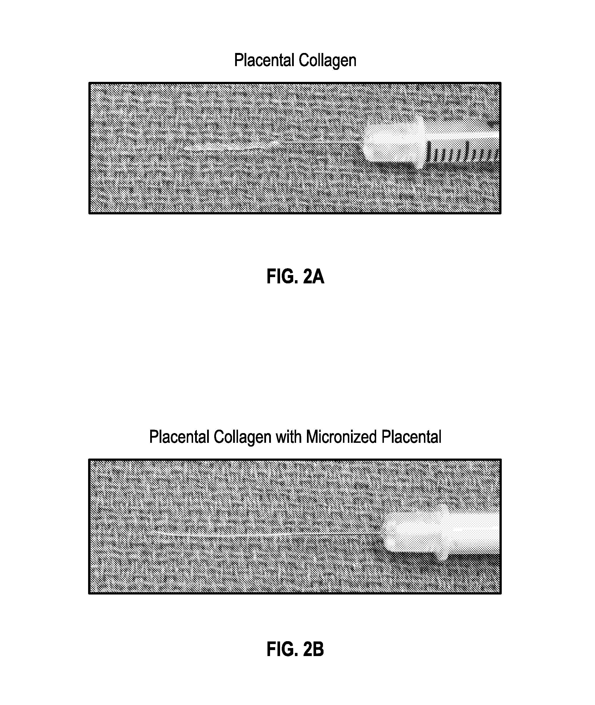 Collagen and micronized placental tissue compositions and methods of making and using the same