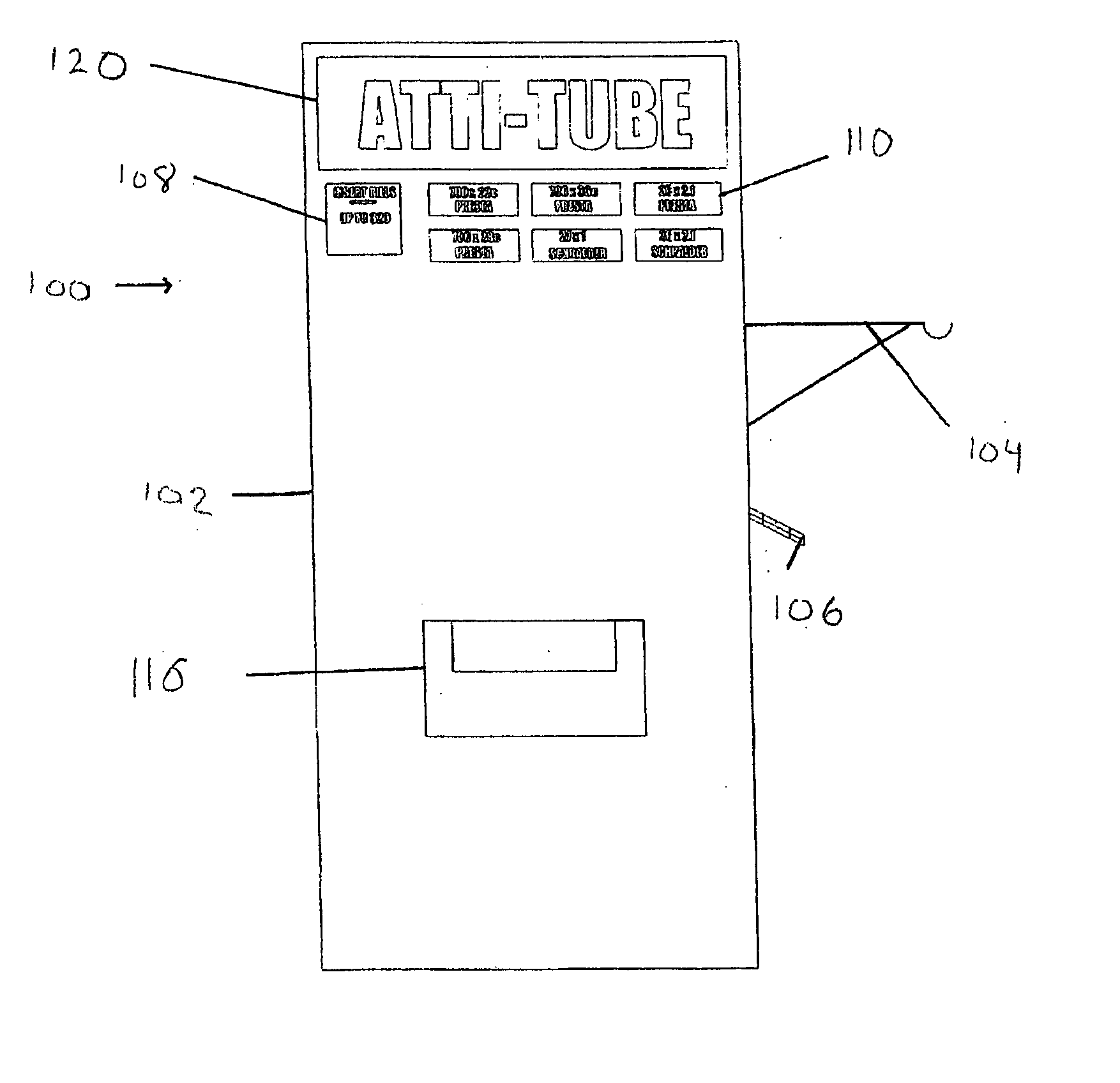 Bike repair station with inner tube vending machine and air compressor