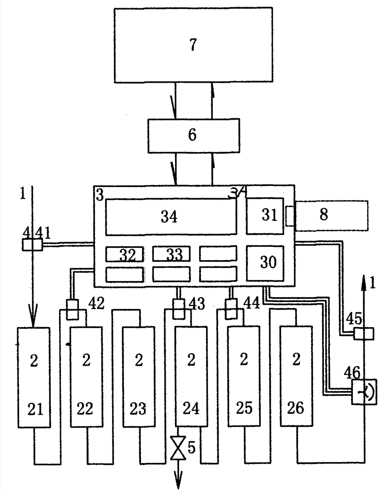 Data transmission method for monitoring device of water purifier and household electrical appliance with remote terminal