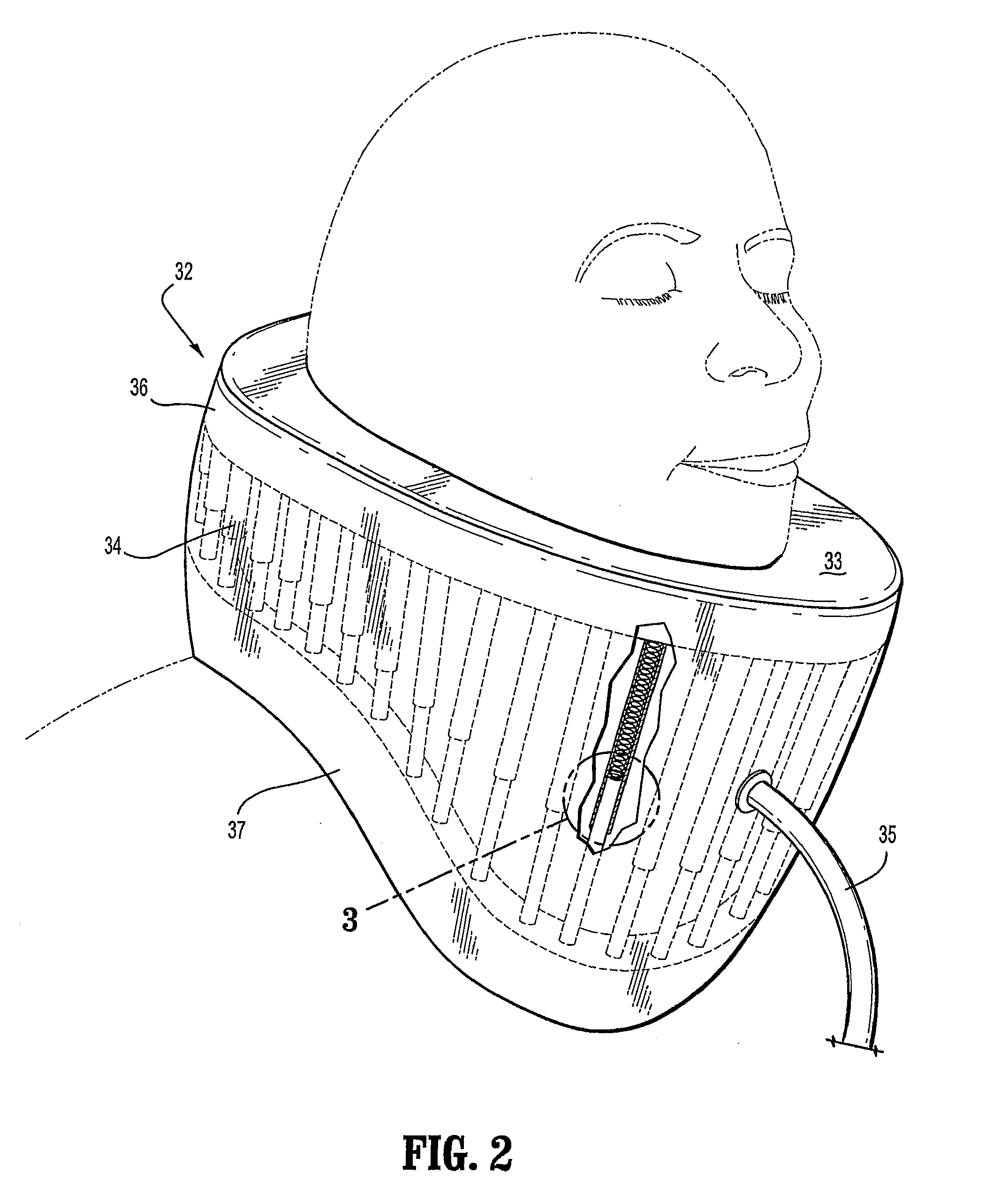 Therapeutic Cushioning and Devices for Assisting Respiration of and administering fluid to a patient