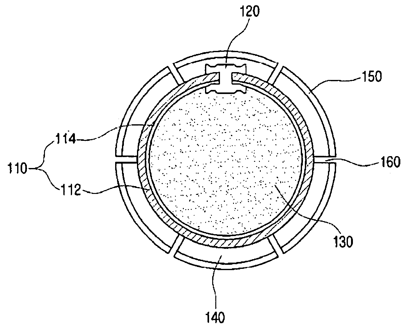 Cylinder type zinc-air cell and method of producing the same