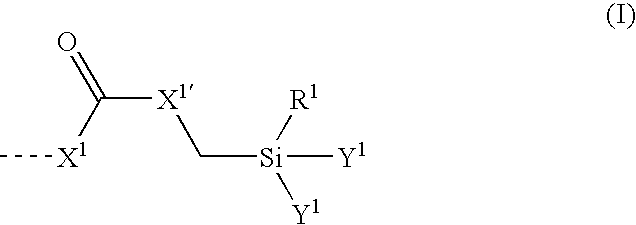 Moisture-curing composition comprising at least two polymers having silane groups