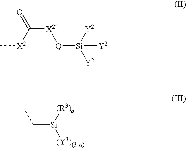 Moisture-curing composition comprising at least two polymers having silane groups