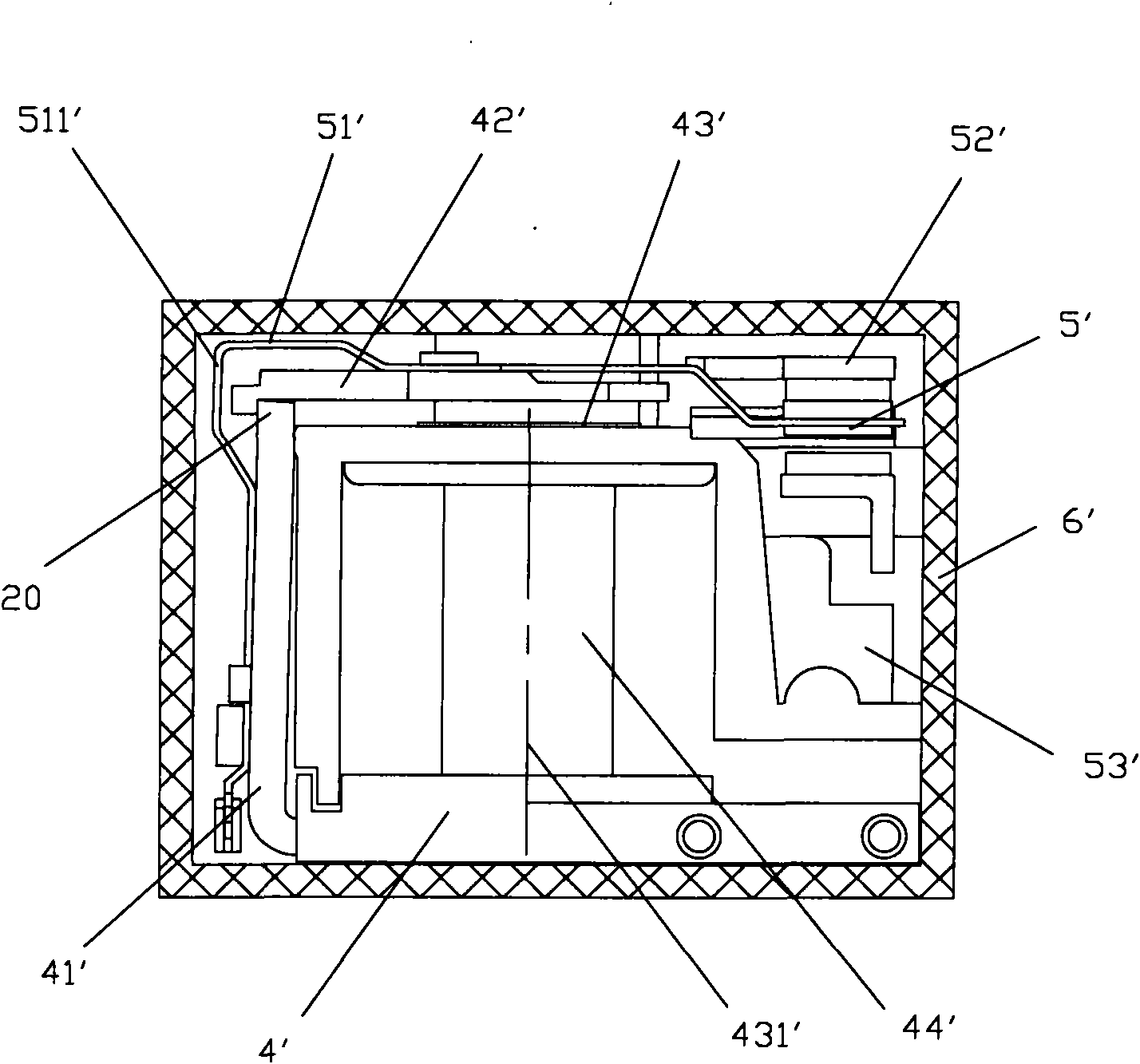 Electromagnetic relay with good anti-falling performance