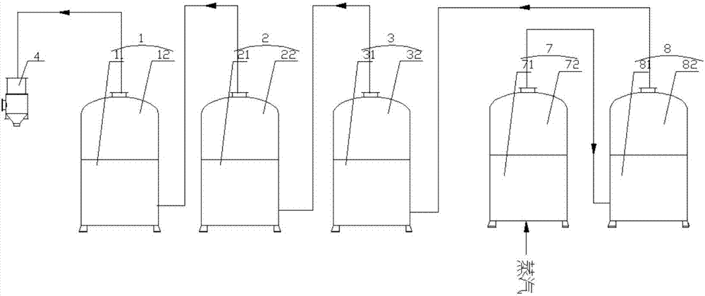 Evaporation and Concentration System of Molasses Alcohol Waste Liquid as Heat Source in Alcohol Distillation Room