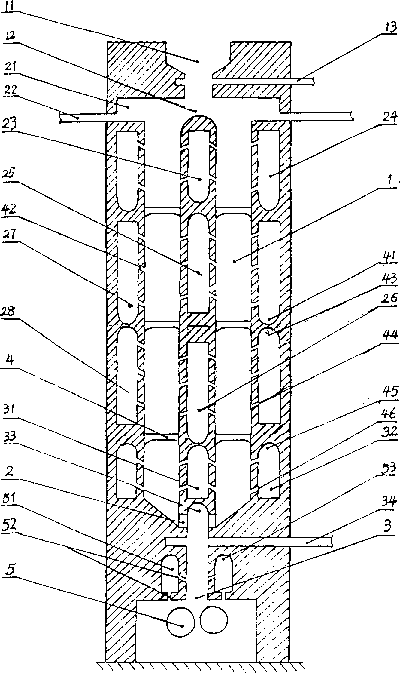 Process of coal-gas one-step production of direct-reduction iron and production apparatus