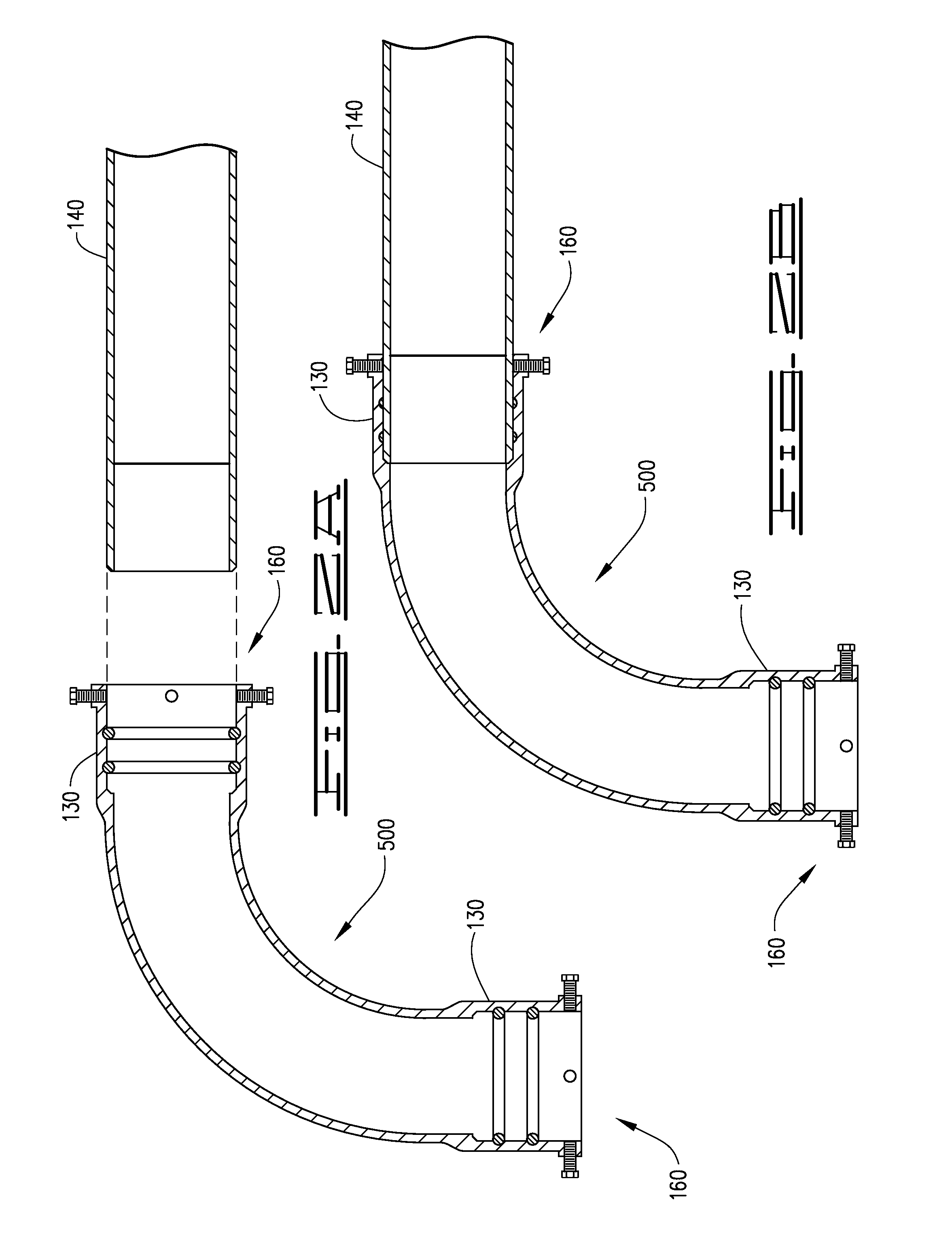 Mechanically restrained push-on pipe connection