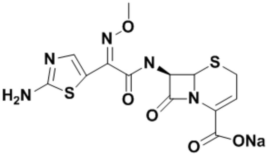 A kind of refining method of ceftizoxime sodium