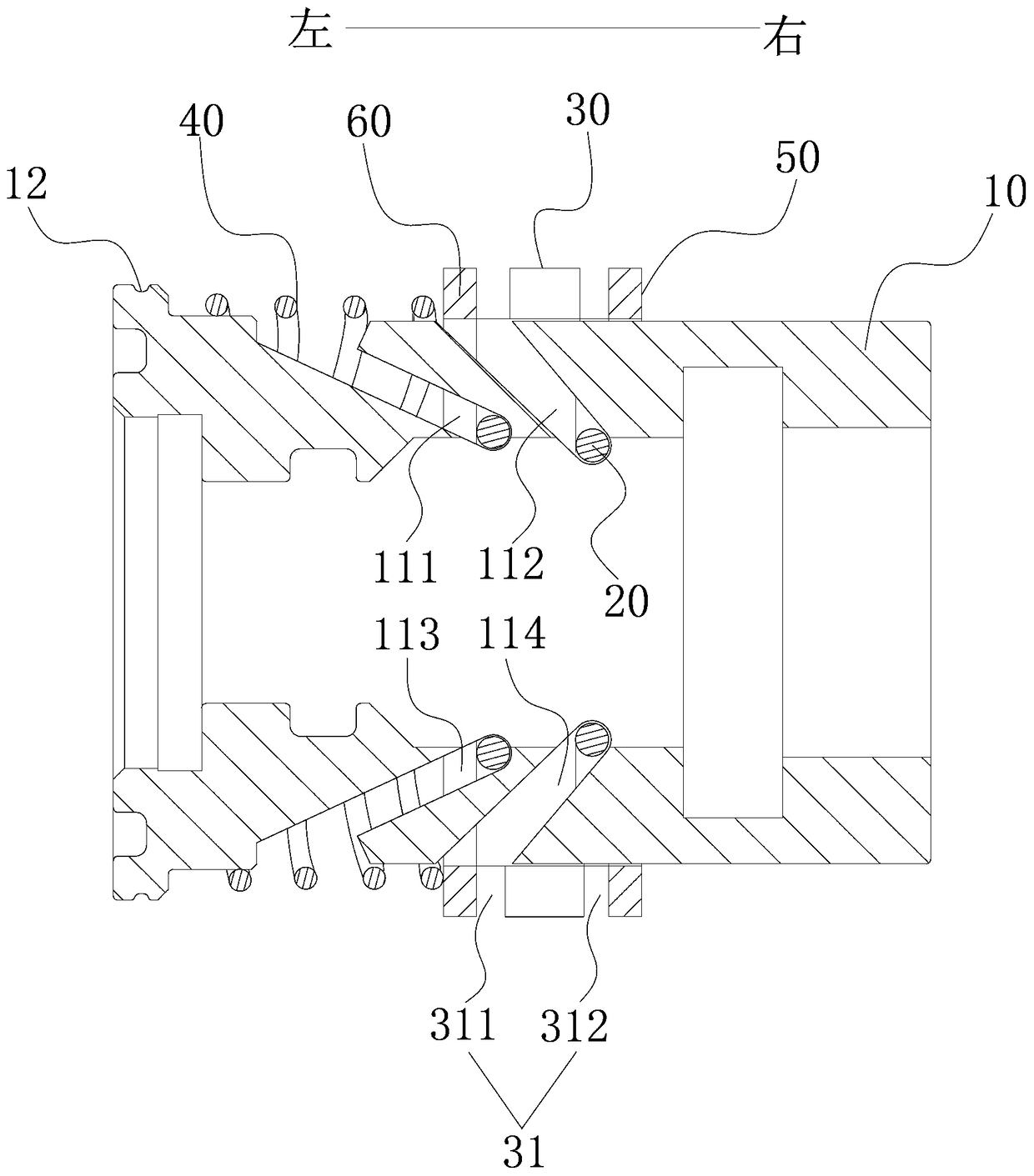 Transmission device for needle roller unlocking and medical air supply device having the same