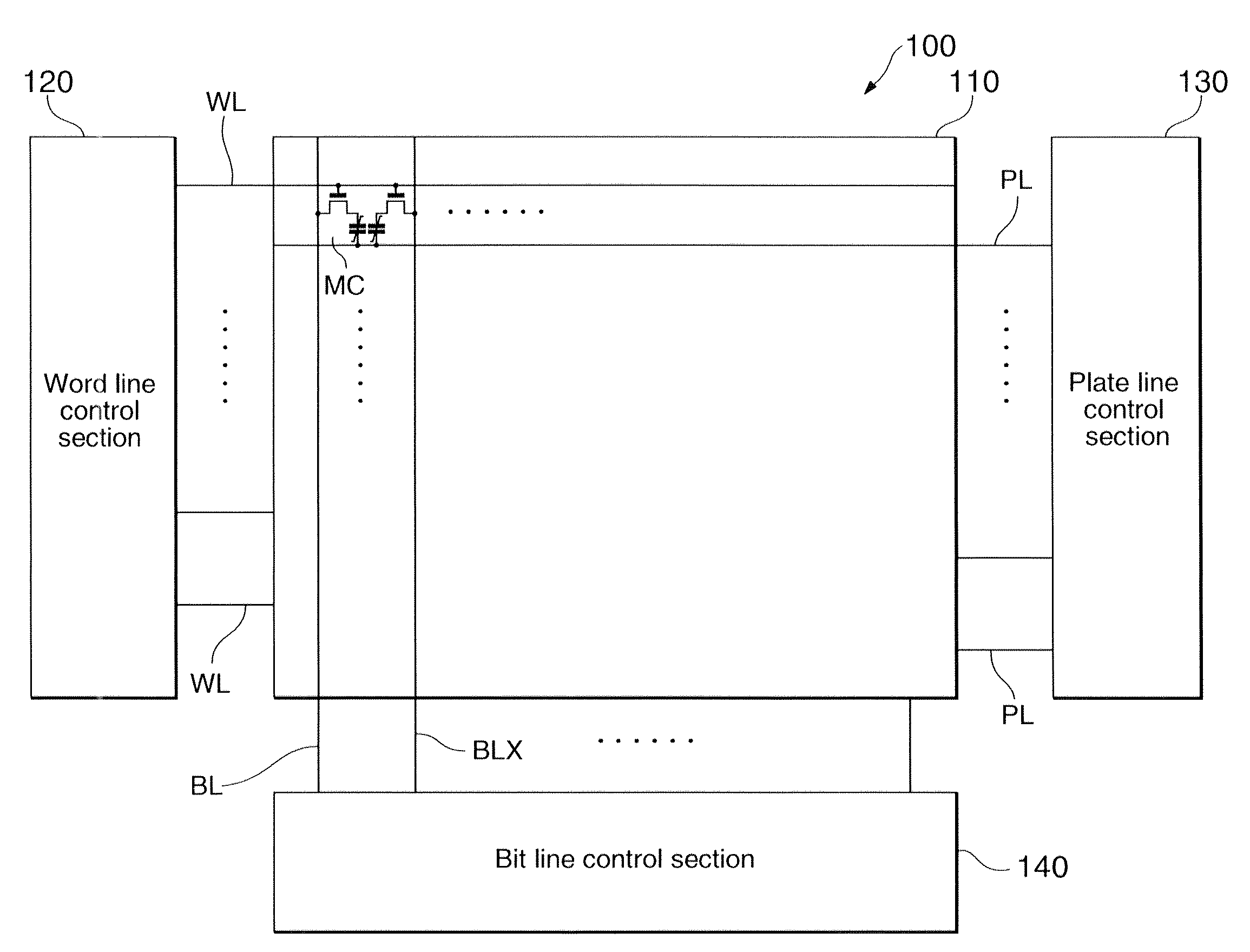 Ferroelectric memory device, method for driving ferroelectric memory device, and electronic equipment