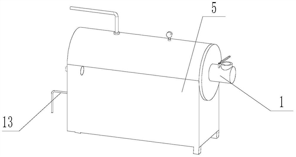 Low-pressure fixation machine adopting second-order method for measuring humidity and water content measuring method