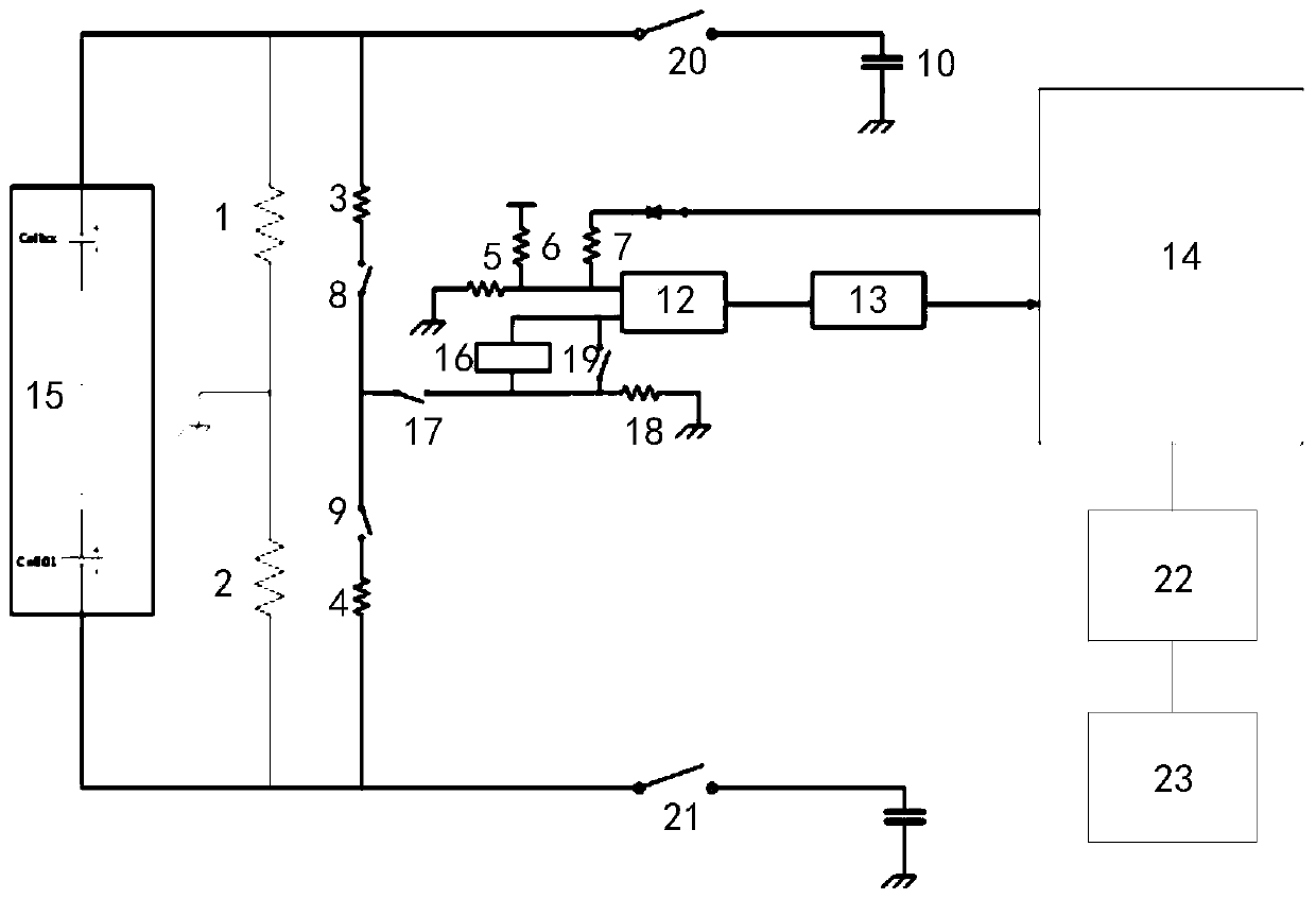 Insulation detection circuit and vehicle