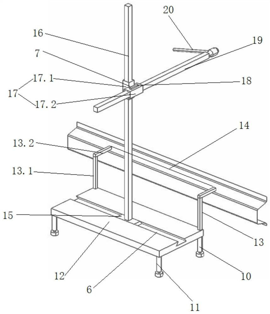 A driver's human-machine hard point coordinate collection device and collection method