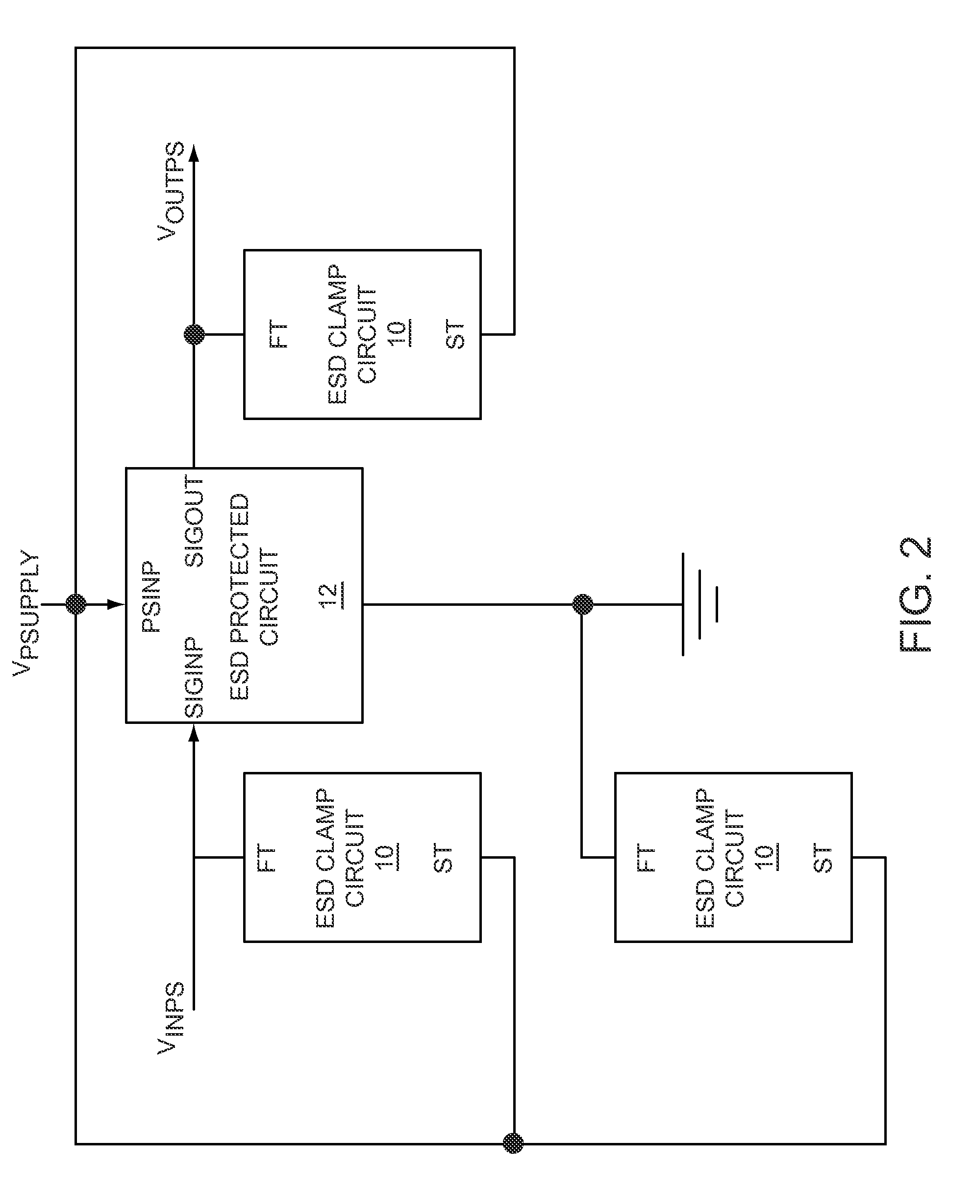 Depletion-mode field effect transistor based electrostatic discharge protection circuit