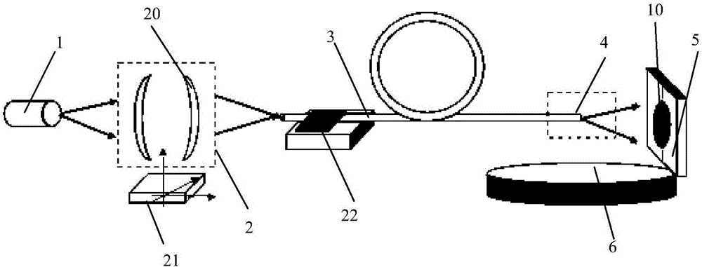 Optical fiber numerical aperture measuring method