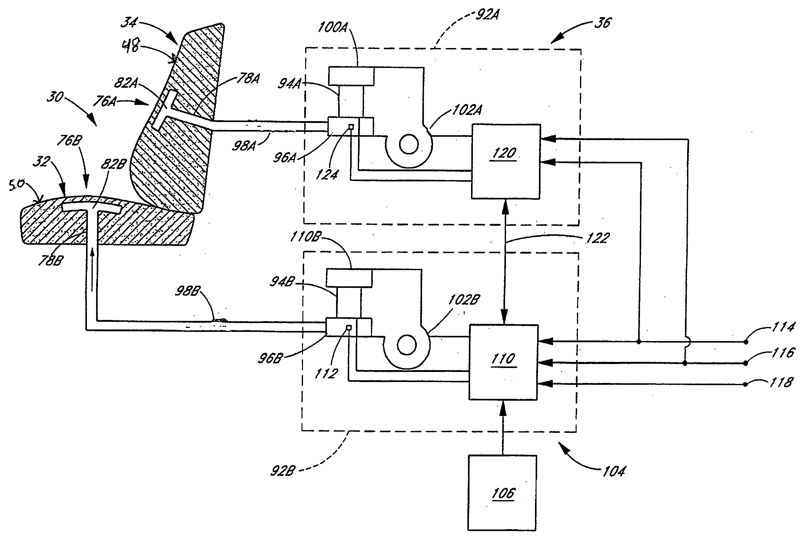 Control system for thermal module vehicle