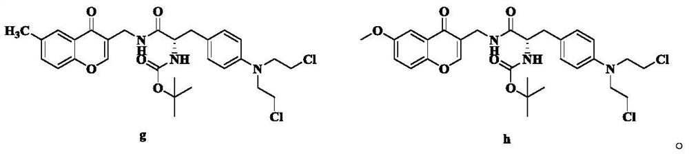 Nitrogen mustard chromone derivative and application thereof