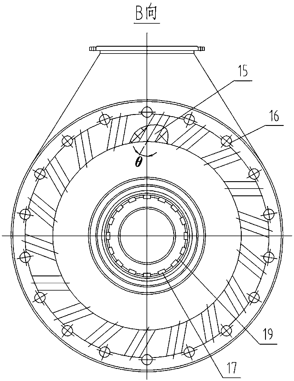 A high-temperature flue gas recirculation pre-combustion low NOx burner equipped with sofa