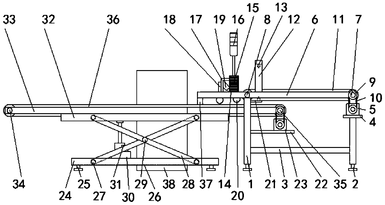 Novel differential receiving device and application thereof in clothing industry