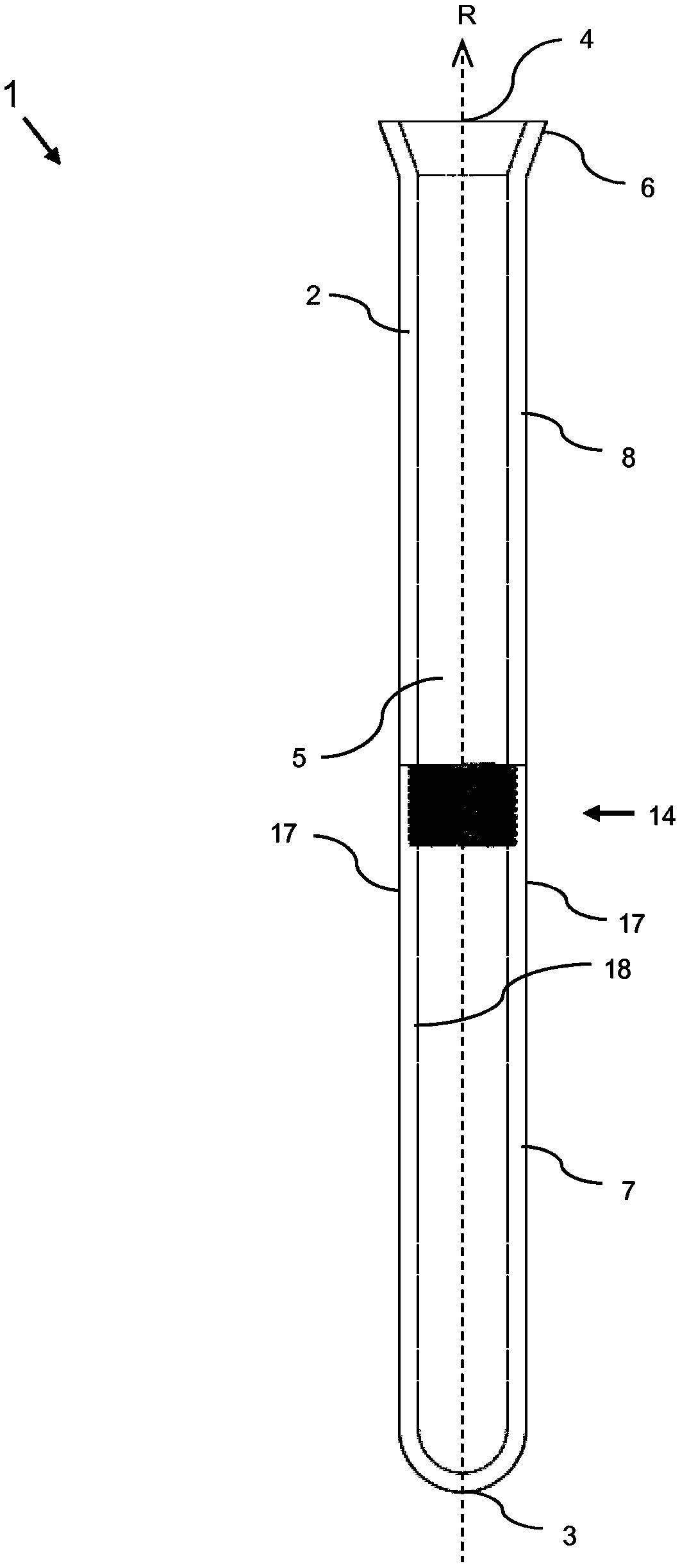Filter element for filtering exhaust gases or process gases, and method for producing such a filter element