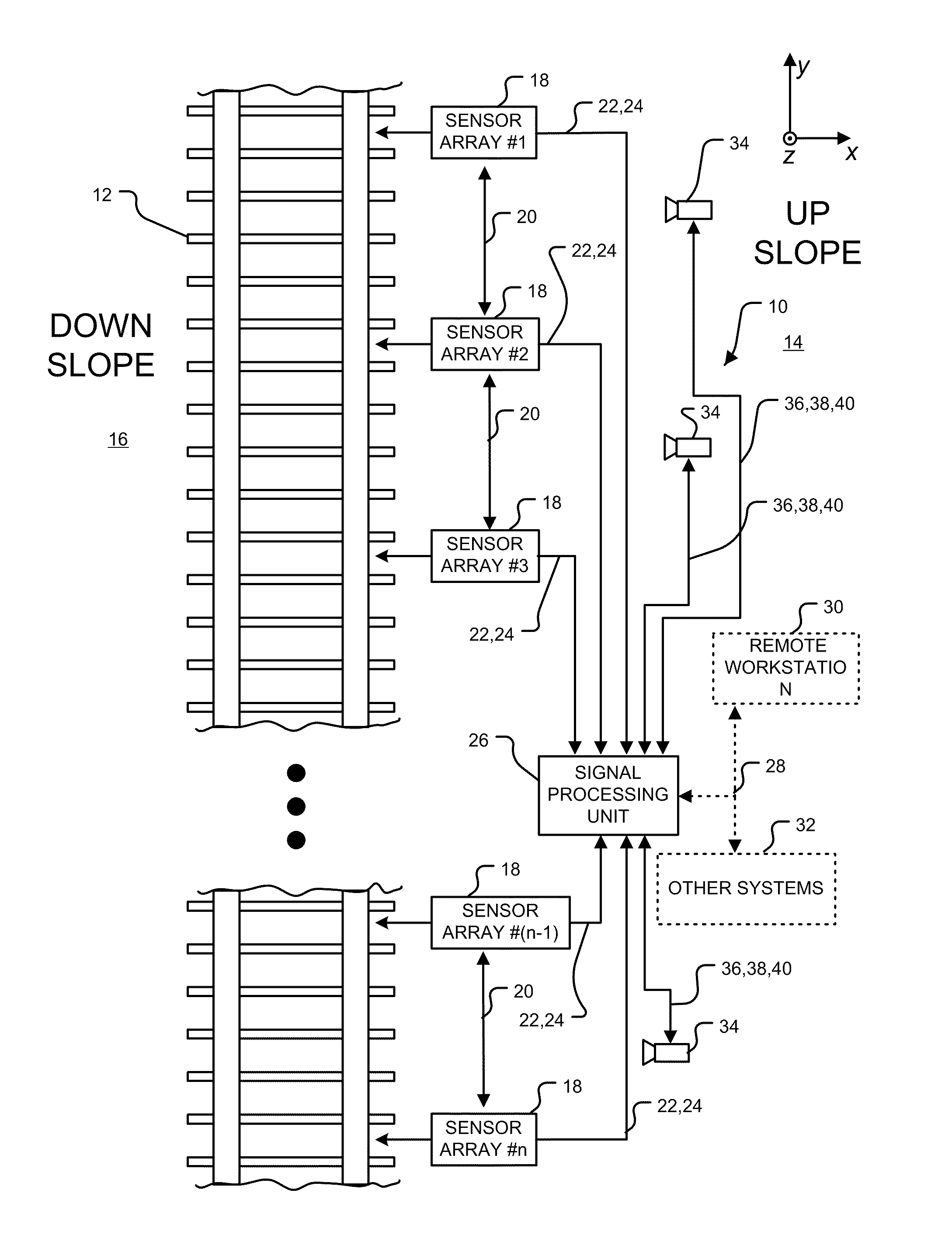 System and method for detecting rock fall