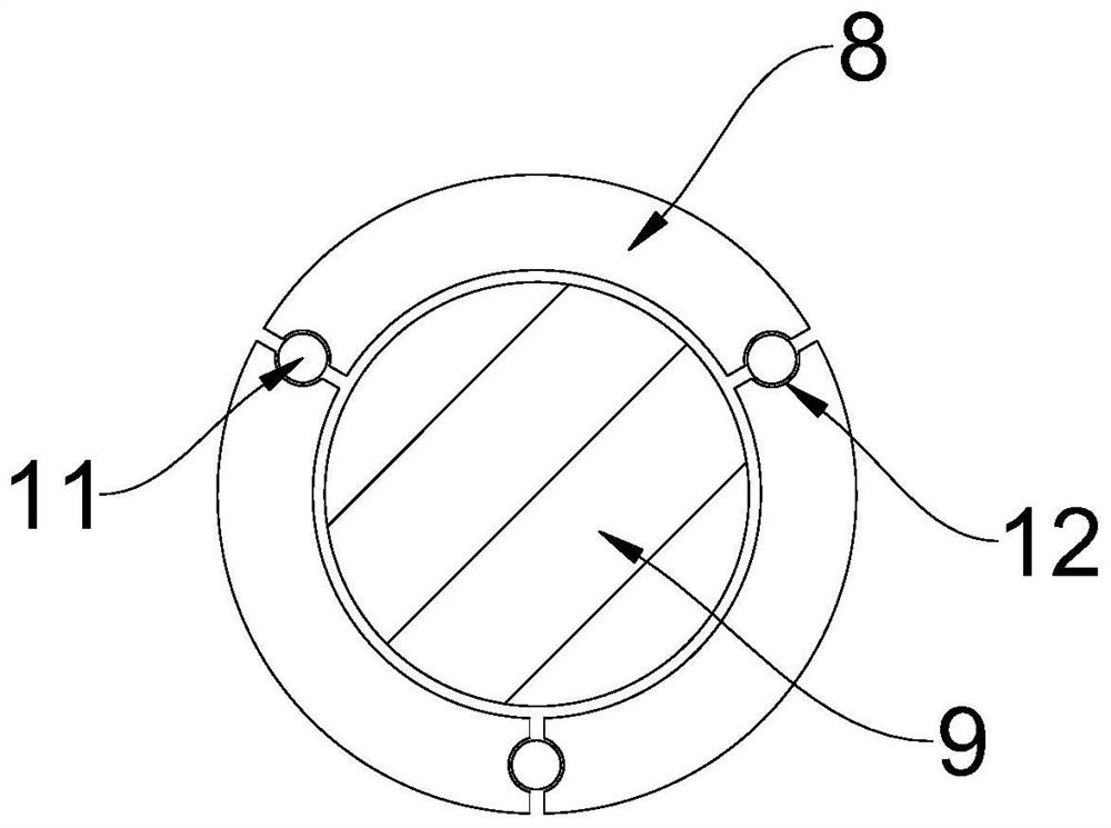 Split type prestressed anchorage device