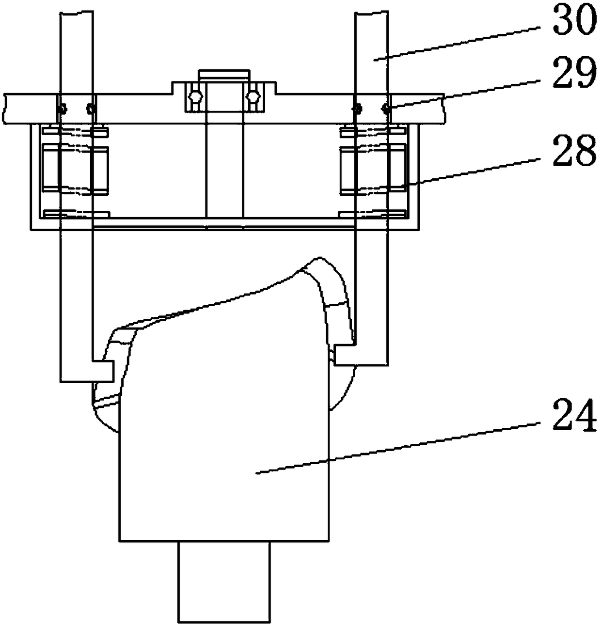 Filter element drying and sterilizing device