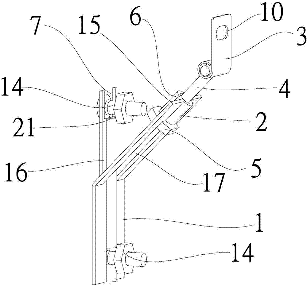 Hanging board, hanging part, installing node of outer hanging board and preparation method of hanging board
