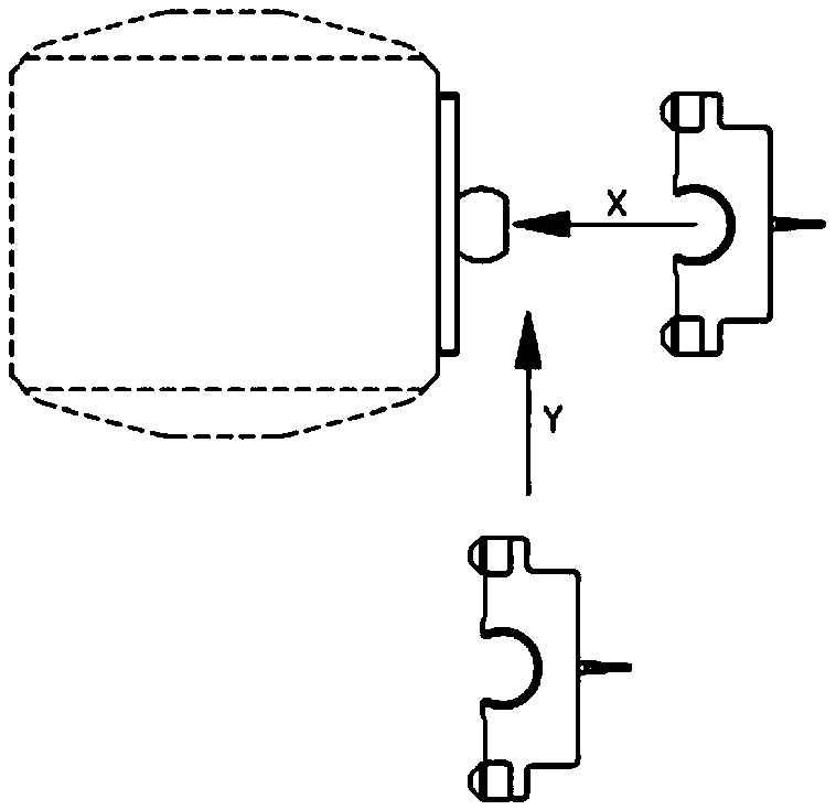 Grabbing mechanism without driving source and grabbing method
