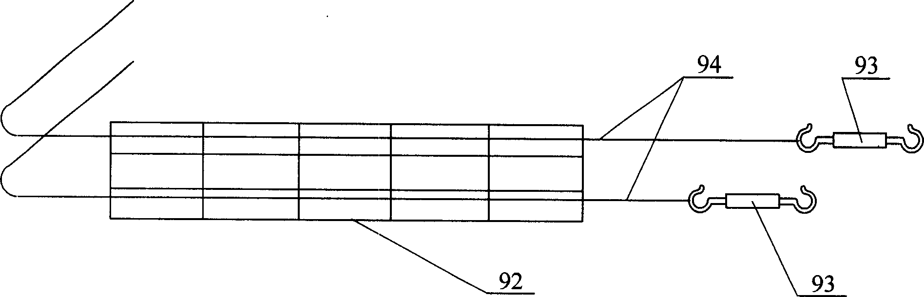 Rectangular materials transporting and fastening system