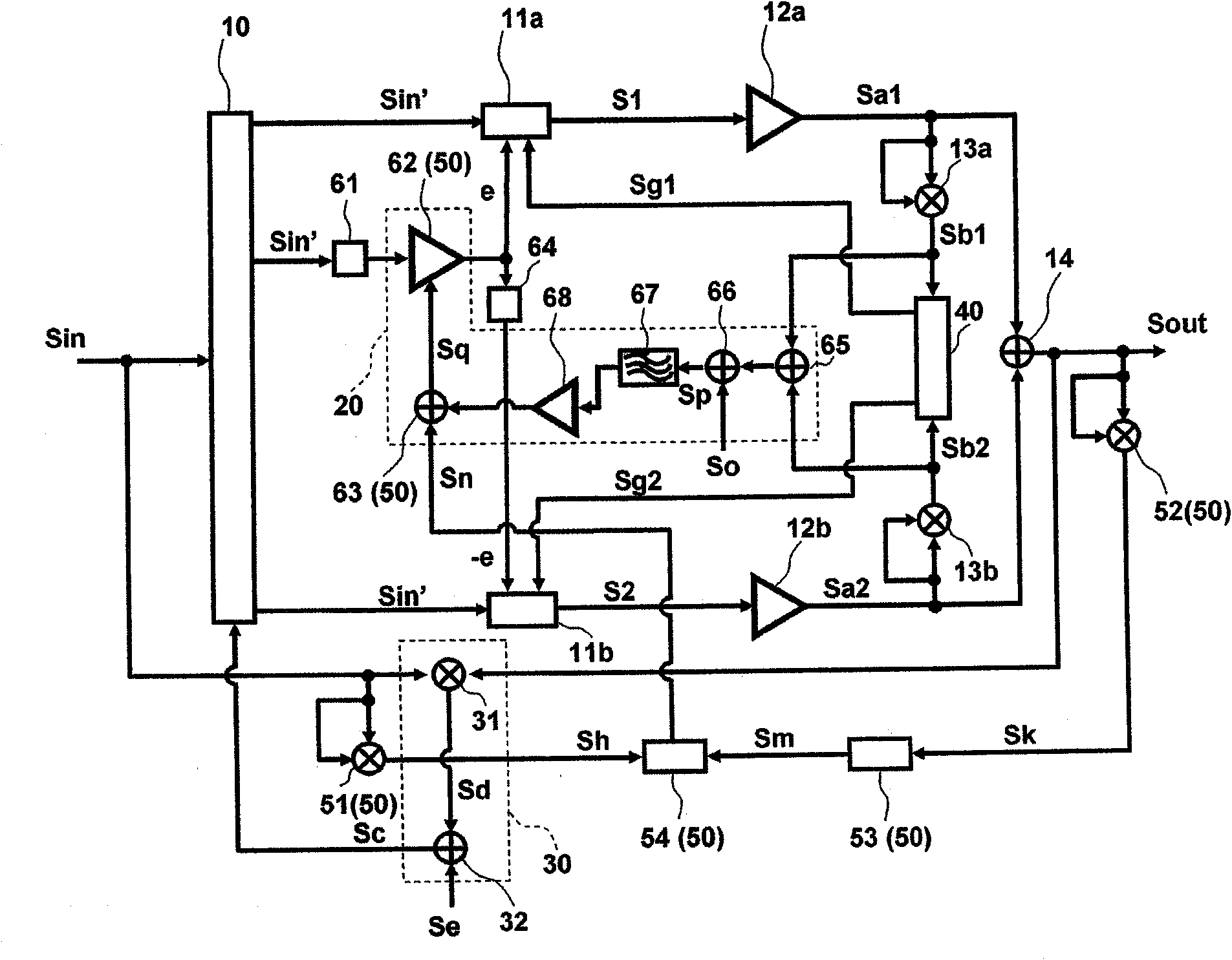 Power amplification device, and transmission device and communication device both using thereof