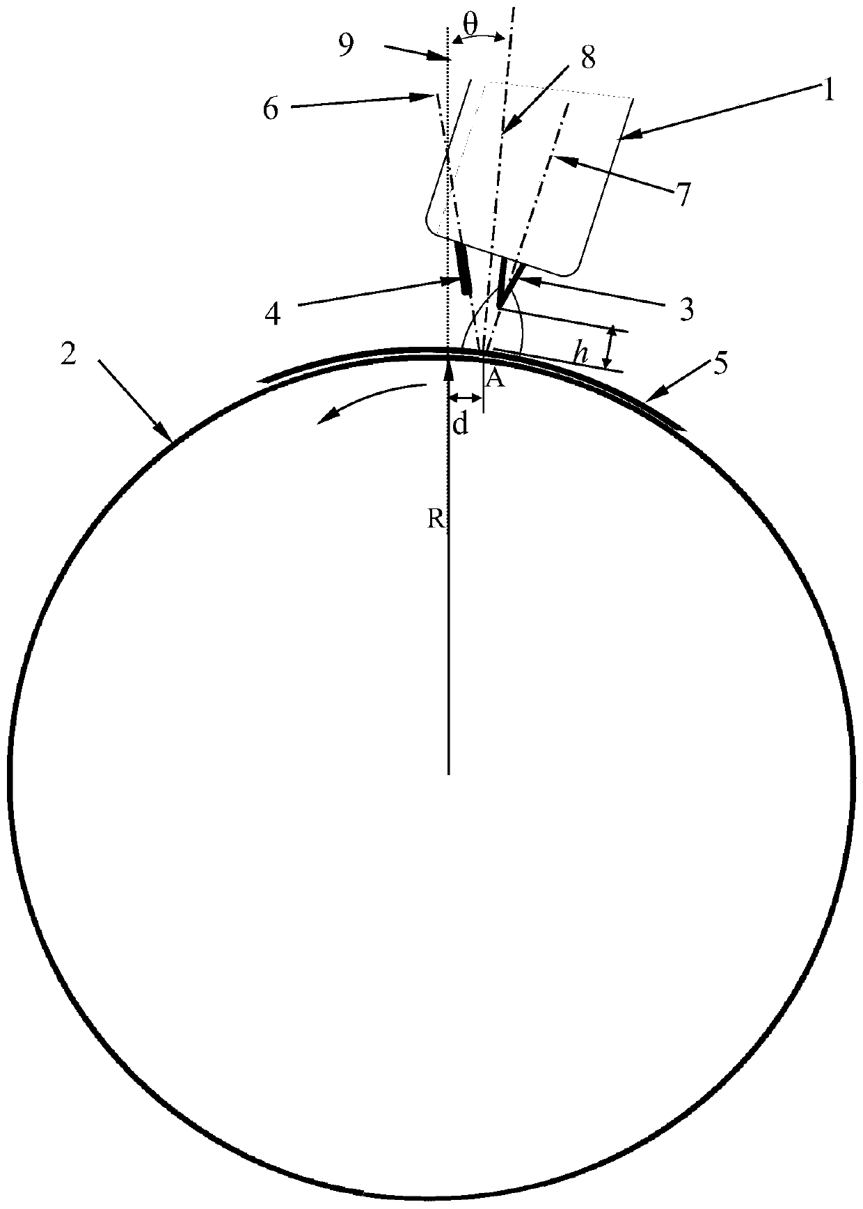 Verification method for attitude parameters of toptig welding torch in multi-layer welding of thick-walled pipe butt joints