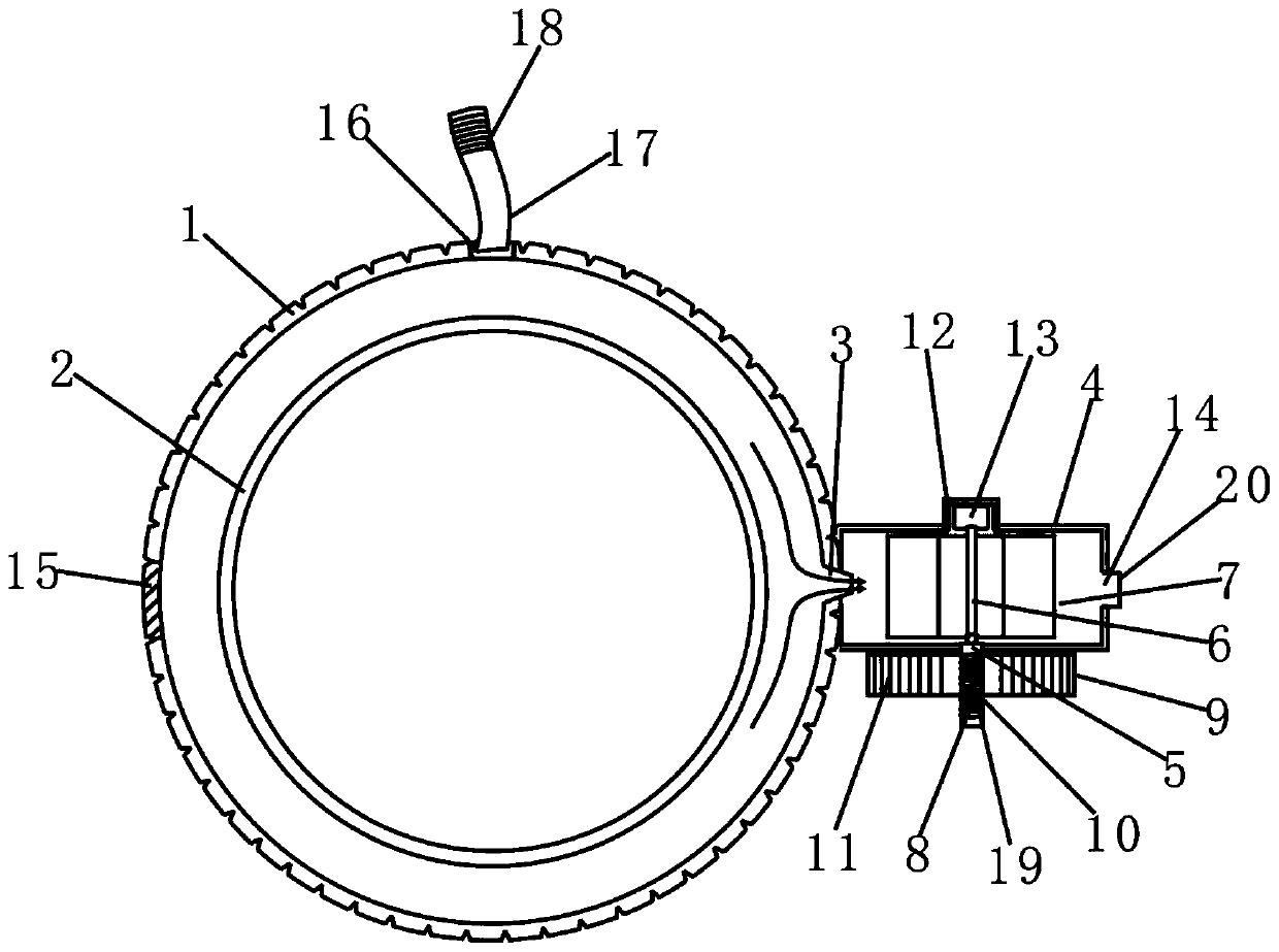 Air release regulating device for electronic sphygmomanometer