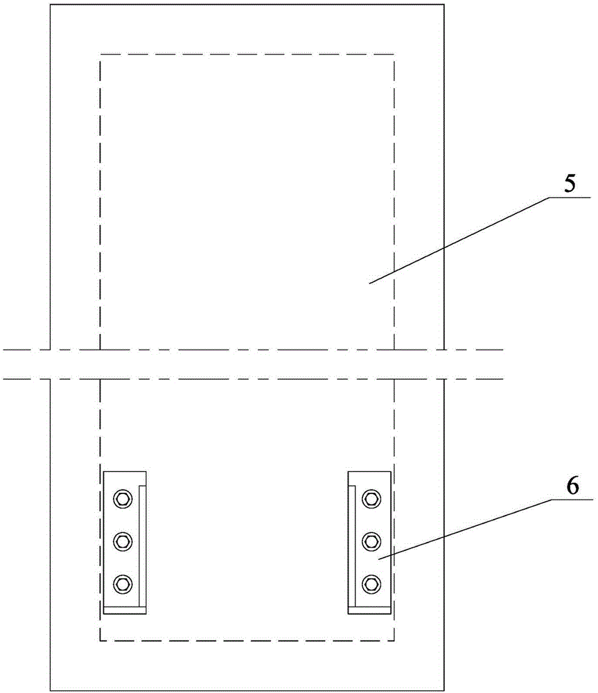 Unit curtain wall of composite bearing structure