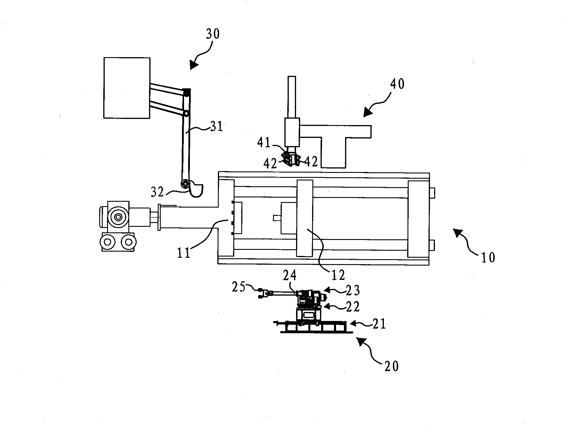 Automated pressure casting system