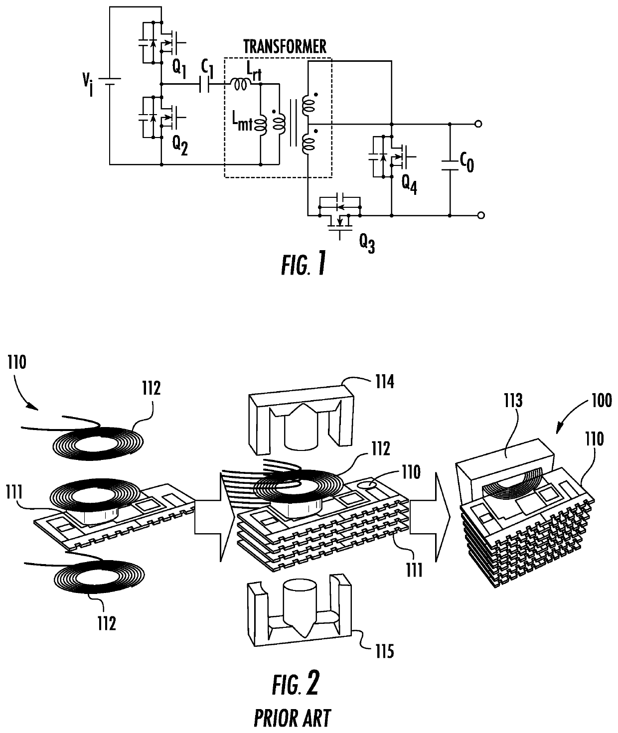 High-frequency transformer design for DC/DC resonant converters