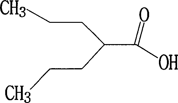 Medicinal composition contg. IDV and valproic acid or salts thereof