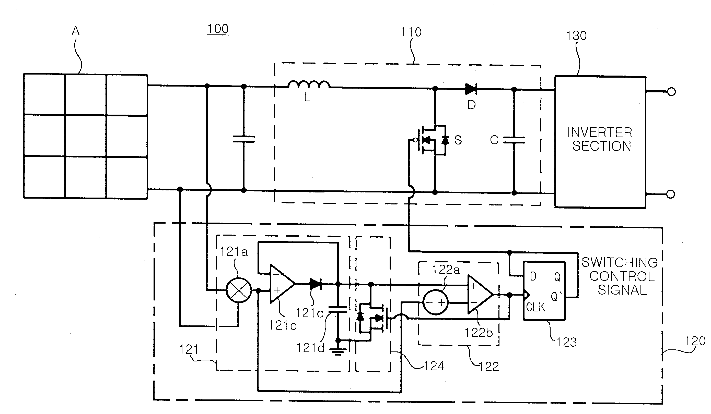 Power supply having maximum power point tracking function