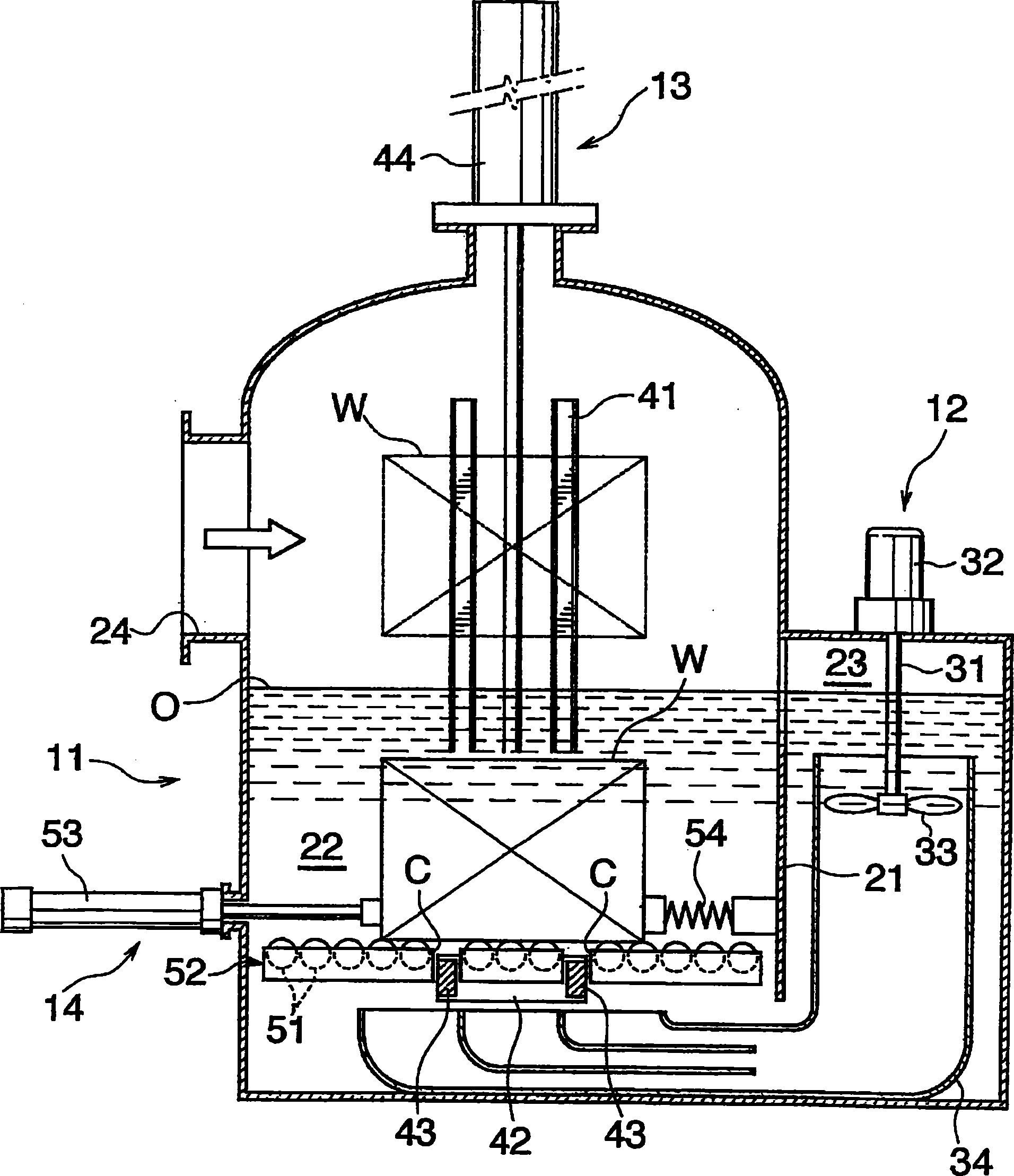 Method of quench hardening and device for use therein